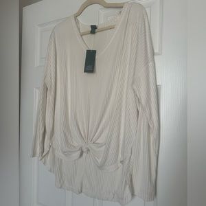 NWT women’s cream Wild Fable long sleeve tunic - never worn